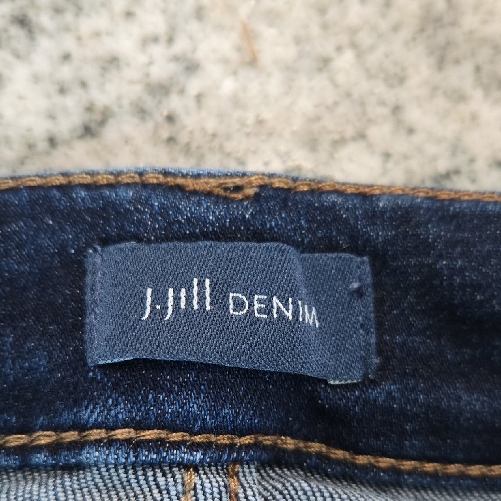 J. Jill Women’s Size 6 Boyfriend Straight Leg Mid-Rise Stretch Denim Jeans - Picture 7 of 14